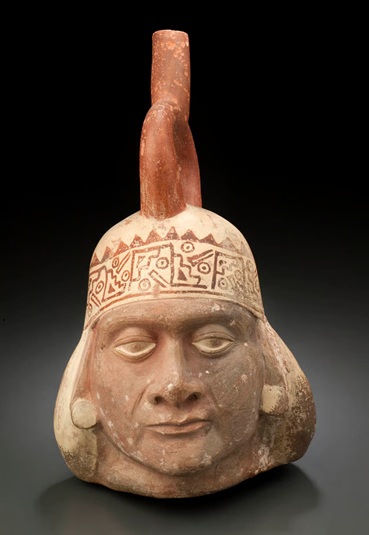 A Man, Mochica Culture, Peru, North Coast ca. 450-900CE, Montreal Museum of Fine Arts Quebec, 1948.Ad.38